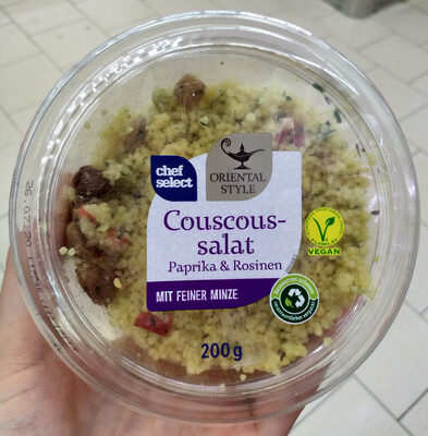 Couscous Salad Peppers And Raisins