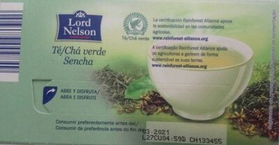 Te verde sencha front packaging