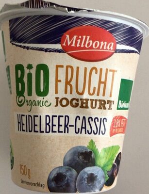 Bio Frucht Joghurt Heidelbeere-Cassis