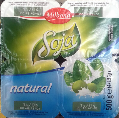 Yogurt natural de soja
