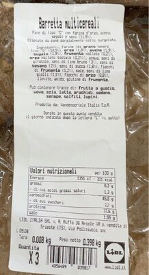 Barretta multicereali