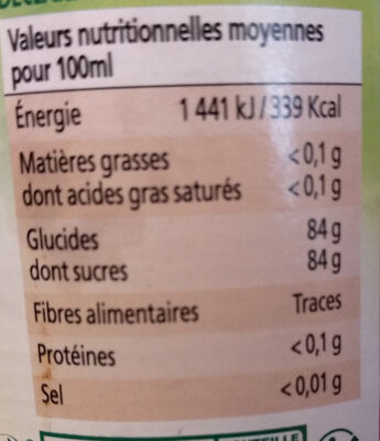 Sirop de fraise bio front packaging