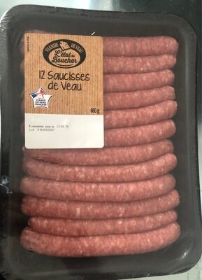 12 saucisses de veau