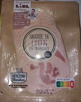 Saucisse de Lyon en tranches