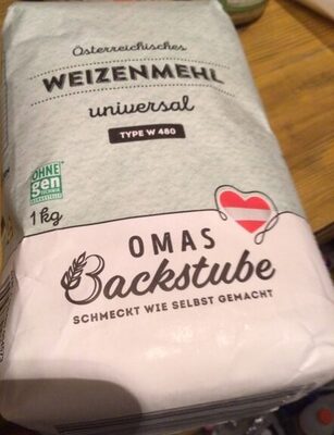 Weizenmehl Universal Type W 480 front packaging