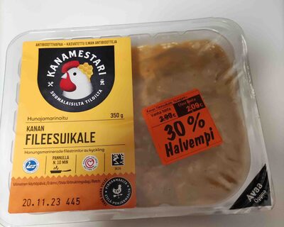 Hunajamarinoitu kanan fileesuikale