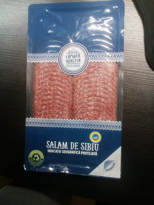 salam de sibiu front packaging