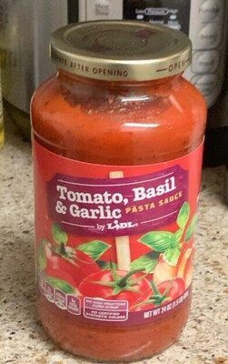 Tomato Basil & garlic pasta sauce