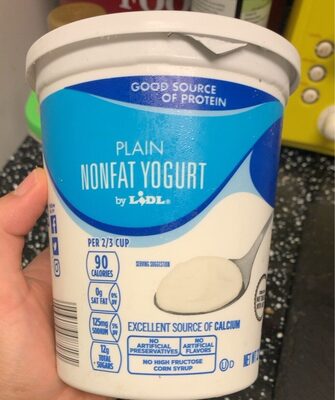 Plain nonfat yogurt