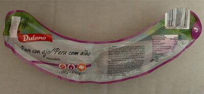 Mortadela de Pavo con Ajo