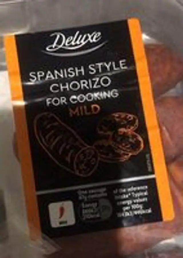 Spanish style chorizo (mild)