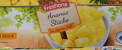 Ananas Stücke im eigenen Saft