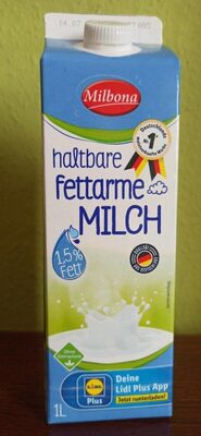 Haltbare fettarme Milch