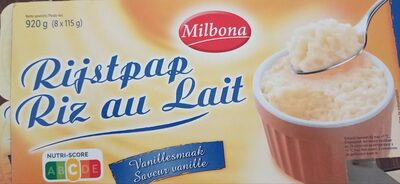 Riz au lait front packaging