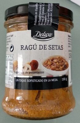 Ragú de setas front packaging