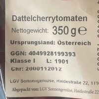 Dattelcherrytomaten front packaging