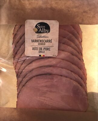 Roti de porc grillé front packaging