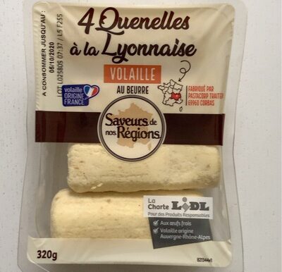 4 quenelles a la lyonaise Volaille