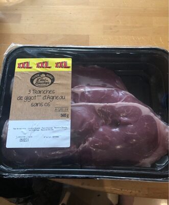 Tranches de gigot d'agneau