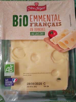 Bio Emmental français en tranches