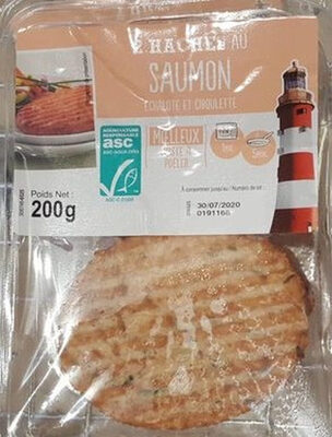 Hachés au saumon échalote ciboulette