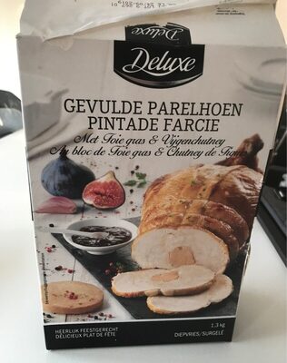 Pintade farcie front packaging