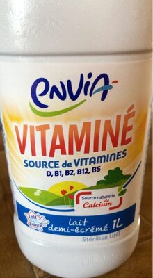 Lait demi-écrémé vitaminé