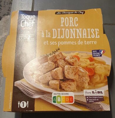 Porc à la Dijonnaise  et ses pommes de terre