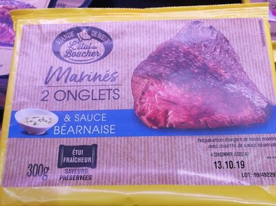 Marinés 2 onglet sauce béarnaise