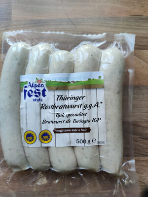 Original thüringer rostbratwurst