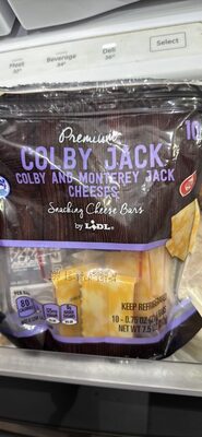 Colby Jack Colby and Monterey Jack Cheeses nutrition facts table