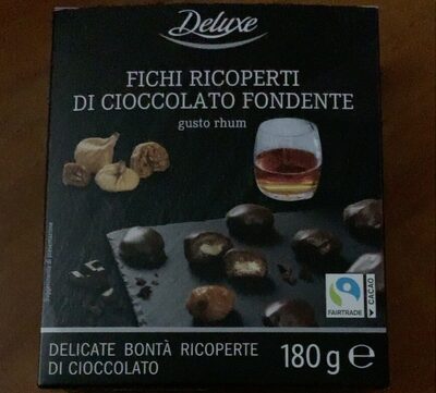 Fichi ricoperti di cioccolato fondente