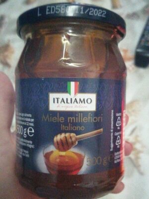 Miele millefiori front packaging