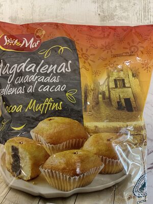 Magdalenas, runder Schoko-Rührkuchen, Muffins