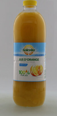 Pur jus d'orange sans pulpe