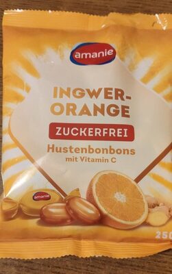 Ingwer Orange Zuckerfrei Hustenbonbons