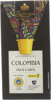 Capsules de café origine Colombie