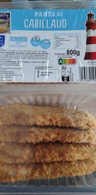 Panés au cabillaud