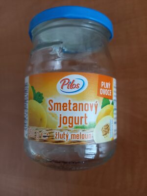 Smetanovy jogurt žlutý meloun