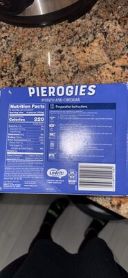 Pierogies Potato and Cheddar