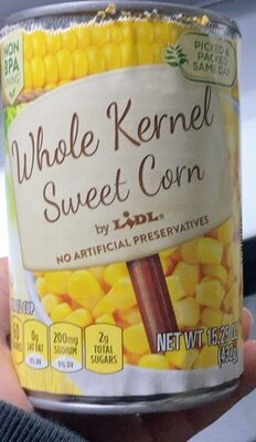 Whole kernel sweet corn