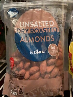 Unsalted Dry Roasted Almonds