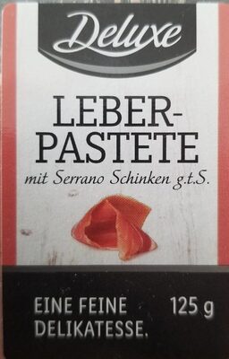 Leberpastete mit Serano Schinken g.t.S. front packaging