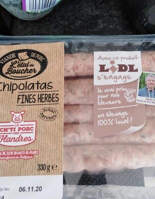 Chipolatas front packaging