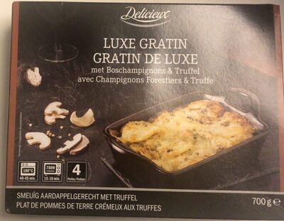 Gratin de luxe champignons et truffe