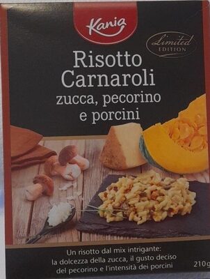 Risotto carnaroli zucca pecorino e porcinj