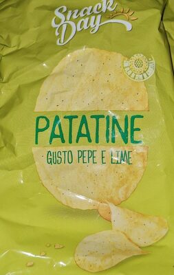Patatine gusto pepe e lime