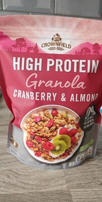 High Protein Granola Cranberry & Amond front packaging