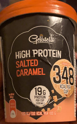 High Protein Salted Caramel Ice Cream