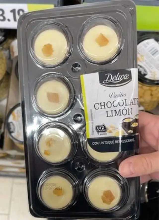 Vasito chocolate limon front packaging